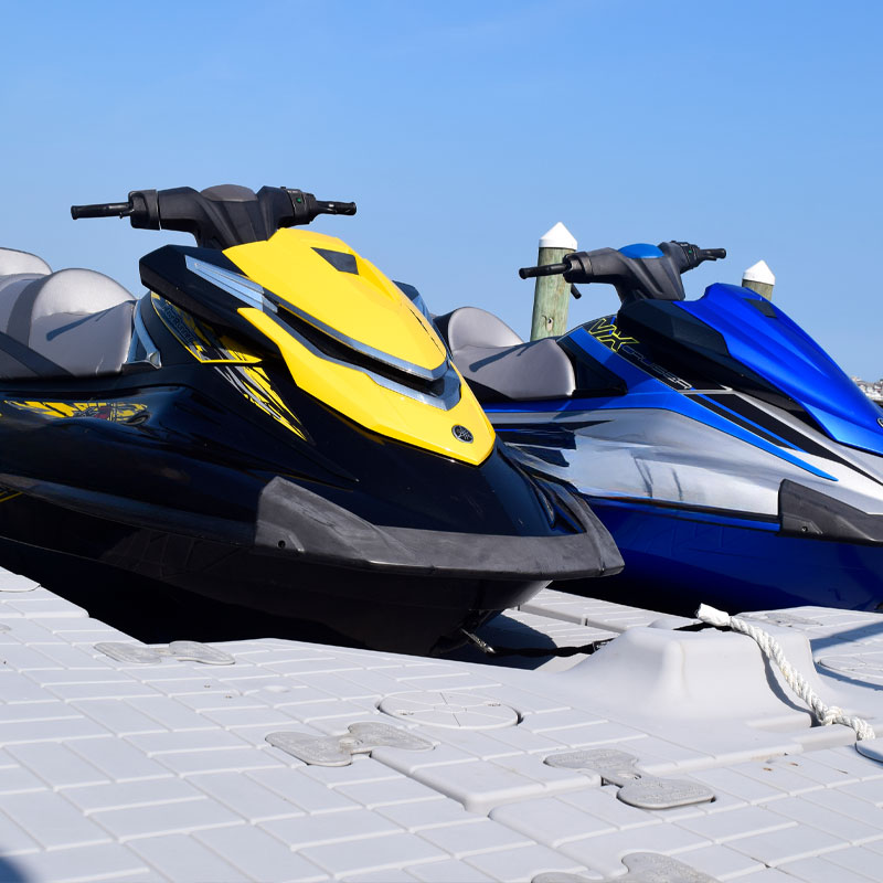 drive on jet ski dock by Snap Dock Nature Coast 